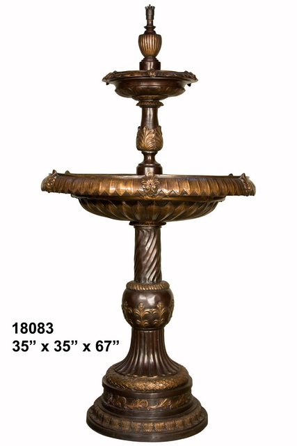 Classic Tiered Fountain - Leaf Tray 67\"